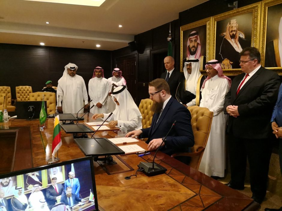 Lietuva ir Saudo Arabija sutarė skatinti dvišalius verslo ryšius