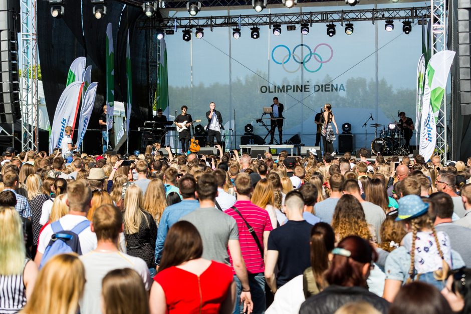 Olimpinė diena priviliojo net 20 tūkst. dalyvių