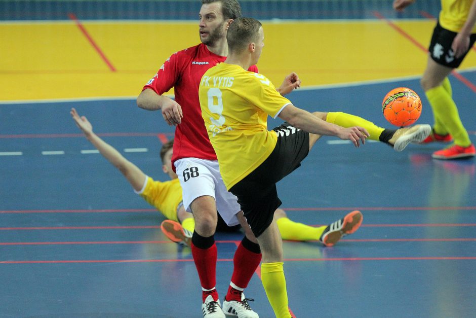 „Vytis“ pergalingai užbaigė pirmąjį „Futsal A lygos“ ratą