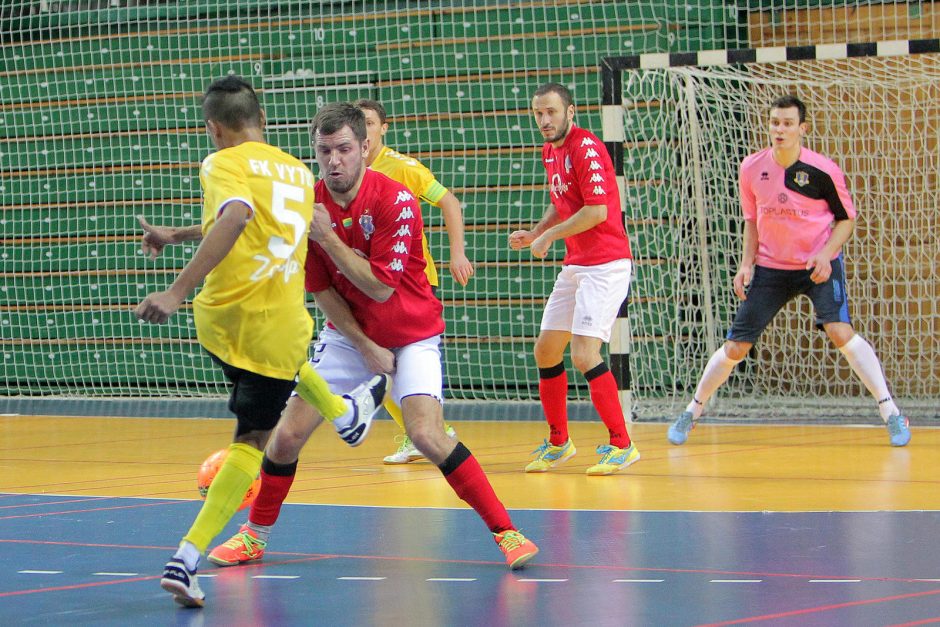 „Vytis“ pergalingai užbaigė pirmąjį „Futsal A lygos“ ratą