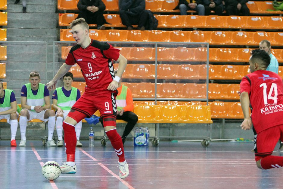 Salės futbolas: „Vytis“ – „Jonavos vikingai“ 3:3