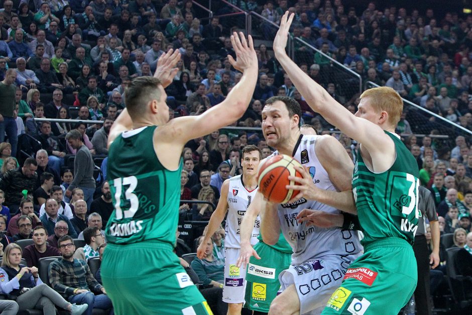 LKL: „Žalgiris“ – „Lietuvos rytas“ 63:65