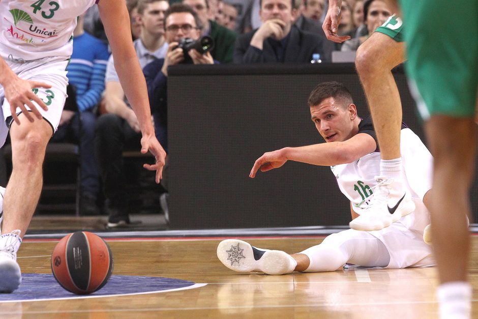  Dar viena drama – „Žalgiris“ paskutinėmis sekundėmis įveikė „Unicaja“