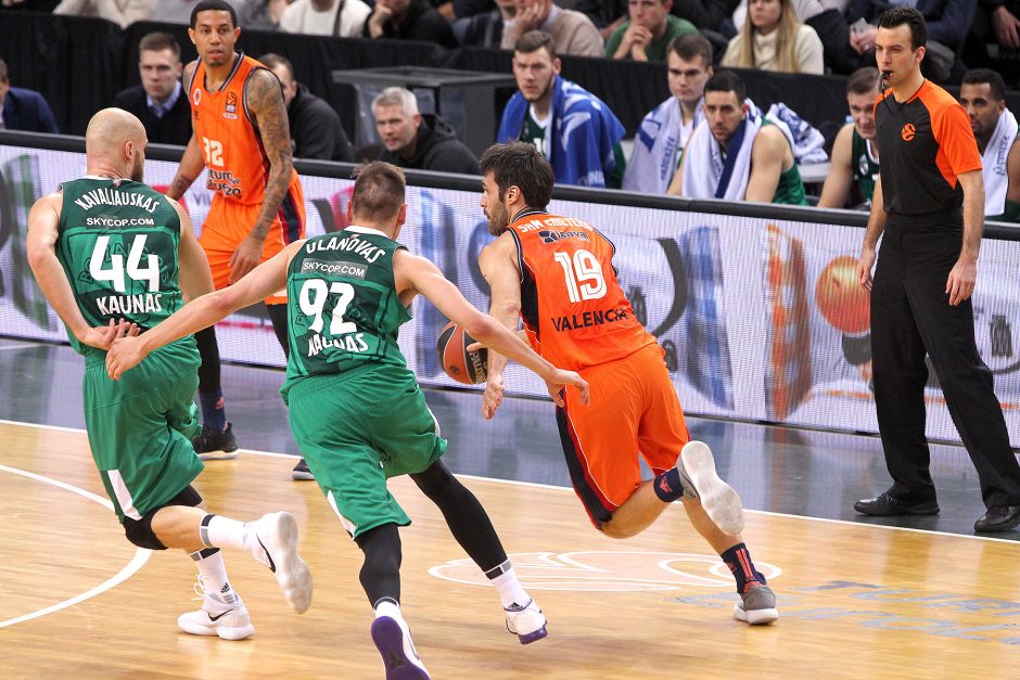 Eurolyga: „Žalgiris“ – „Valencia Basket“ 86:82