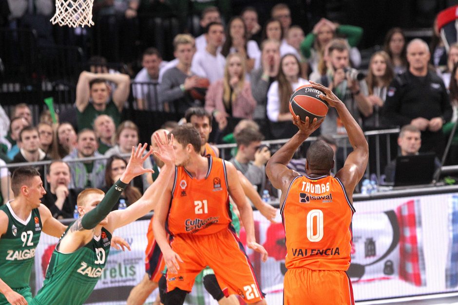 Eurolyga: „Žalgiris“ – „Valencia Basket“ 86:82