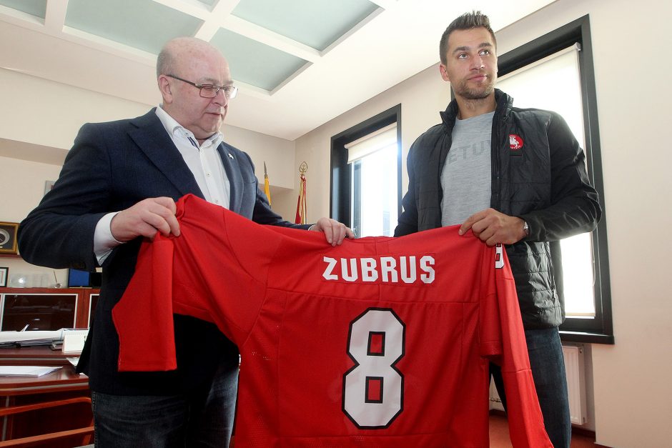 Savivaldybėje apsilankęs D. Zubrus: laukia įdomus čempionatas