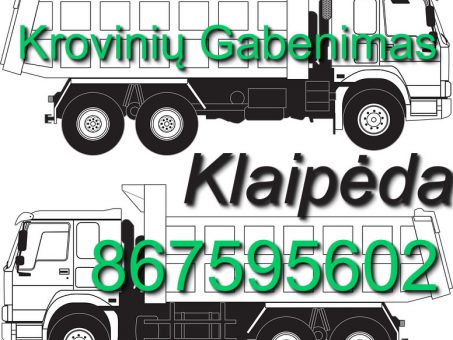 Skelbimas - kroviniu gabenimas Klaipeda 867595602