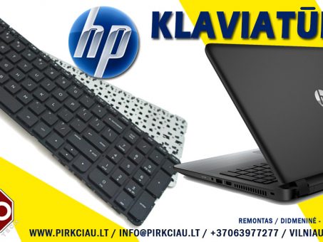 Skelbimas - PIGIAUSIAI. HP nešiojamo kompiuterio klaviatūra, keyboard, klava, klav