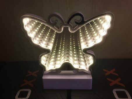 Skelbimas - 3D Veidrodinės širdelės, drugeliai, vienaragiai!