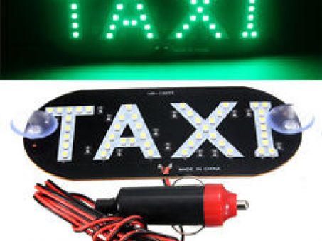 Skelbimas - TAXI Led šviečiantis užrašas!