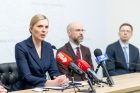 A. Bilotaitės ir verslo atstovų spaudos konferencija