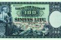 Puošnu: ant 1928 m. išleisto 100 litų banknoto pavaizduota diplomato Edvardo Turausko žmona Elena.