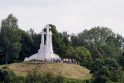 1989 m. Vilniuje atidengtas atstatytas Trijų kryžių kalnas