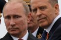 Vladimiras Putinas (kairėje) ir Aleksandras Bortnikovas
