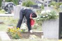 Rūpestis: klaipėdiečiai prieš Motinos dieną skuba tvarkyti mirusių artimųjų kapus.