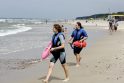 Statistika: uostamiesčio paplūdimiuose vasarą gelbėtojomis dirba 10–12 merginų.