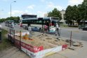 Darbai: miesto centre esančiose autobusų stotelėse statomi naujo dizaino keleivių laukimo paviljonai.