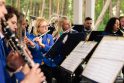 Tradicija: Palangos Birutės parkas jau prisipildo pučiamųjų muzikos garsų – ir šį sezoną tęsiamas koncertų ciklas &quot;Orkestro vasara&quot;.