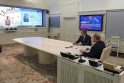 Vladimirui Putinui apie išminuotą Palmyrą paskelbta televizijos tiltu