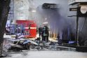 Tamperės mieste sudegė restoranas, 3 žmonės žuvo (papildyta)
