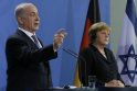 Vokietijos kanclerė Merkel nesutinka su Izraeliu dėl nausėdijų 