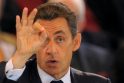 N. Sarkozy nepanoro atsakyti į klausimą apie savo būsimą vaiką