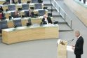 Politologas: nesėkminga G.Kazlausko interpeliacija patvirtino opozicijos silpnumą