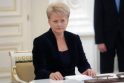 Prašymas: D.Grybauskaitės prašoma iš naujo ištirti neva suklastotą Lietuvos istoriją.