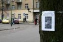 Pastangos: dingusio R.Kvaukos nuotraukas artimieji išklijavo matomiausiose Klaipėdos vietose.