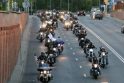 Tradicija: per šimtą motociklininkų su vasara atsisveikino važiuodami centrinėmis uostamiesčio gatvėmis.
