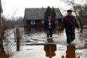 Nerimas: šių metų potvynis skandino daugybę Šilutės rajono sodybų. Baiminamasi, kad kitąmet polderių sistema gali neatlaikyti.