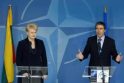 Advokatė: Lietuvos Prezidentė Dalia Grybauskaitė aktyviai bandė Aljanso partnerius įtikinti, kad Baltijos šalims reikia gynybos plano (nuotr. – NATO generalinis sekretorius Andersas Fogh&#039;as...