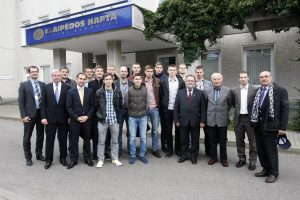 Klaipėdos „Naftos-Universiteto“ krepšinio komanda – gyva