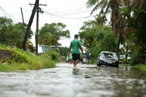 „Superciklonas“ Fidžyje nušlavė ištisus kaimus