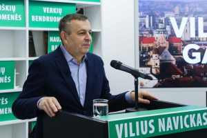 V. Navickas oficialiai paskelbė kandidatuojąs į sostinės merus