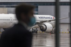 „Air France“ stabdo skrydžius Baltarusijos oro erdvėje