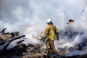 Širvintų rajone per gaisrą žuvo vyras