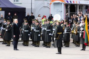 G. Nausėda narystės NATO minėjimo ceremonijoje: taika Europoje nėra savaime suprantamas reiškinys