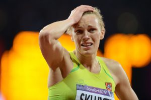Olimpinį medalį gausianti A. Skujytė: jausmas labai fainas
