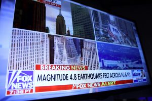 Niujorką sukrėtė nedidelis žemės drebėjimas