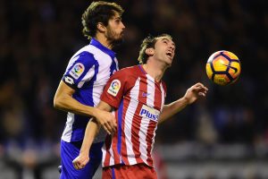 Galisijoje „Atletico“ išgelbėjo nepaprasto grožio A. Griezmanno šūvis