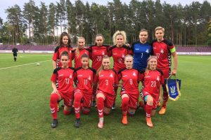 19-mečių merginų futbolo rinktinė pergale baigė Europos čempionato atranką