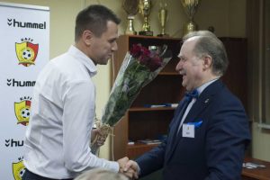 Kauno apskrities futbolo federacijos prezidentu išrinktas R. Pikčilingis