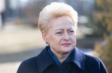 D. Grybauskaitė apie Ukrainoje besitęsiantį karą: tai didele dalimi yra Vakarų kaltė