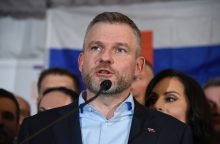 Būsimasis Slovakijos prezidentas perspėjo dėl „grėsmės demokratijai“
