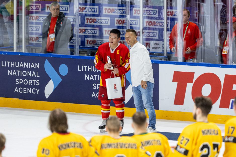 Ledo ritulio rungtynės: Lietuva – Kinija (3:0)