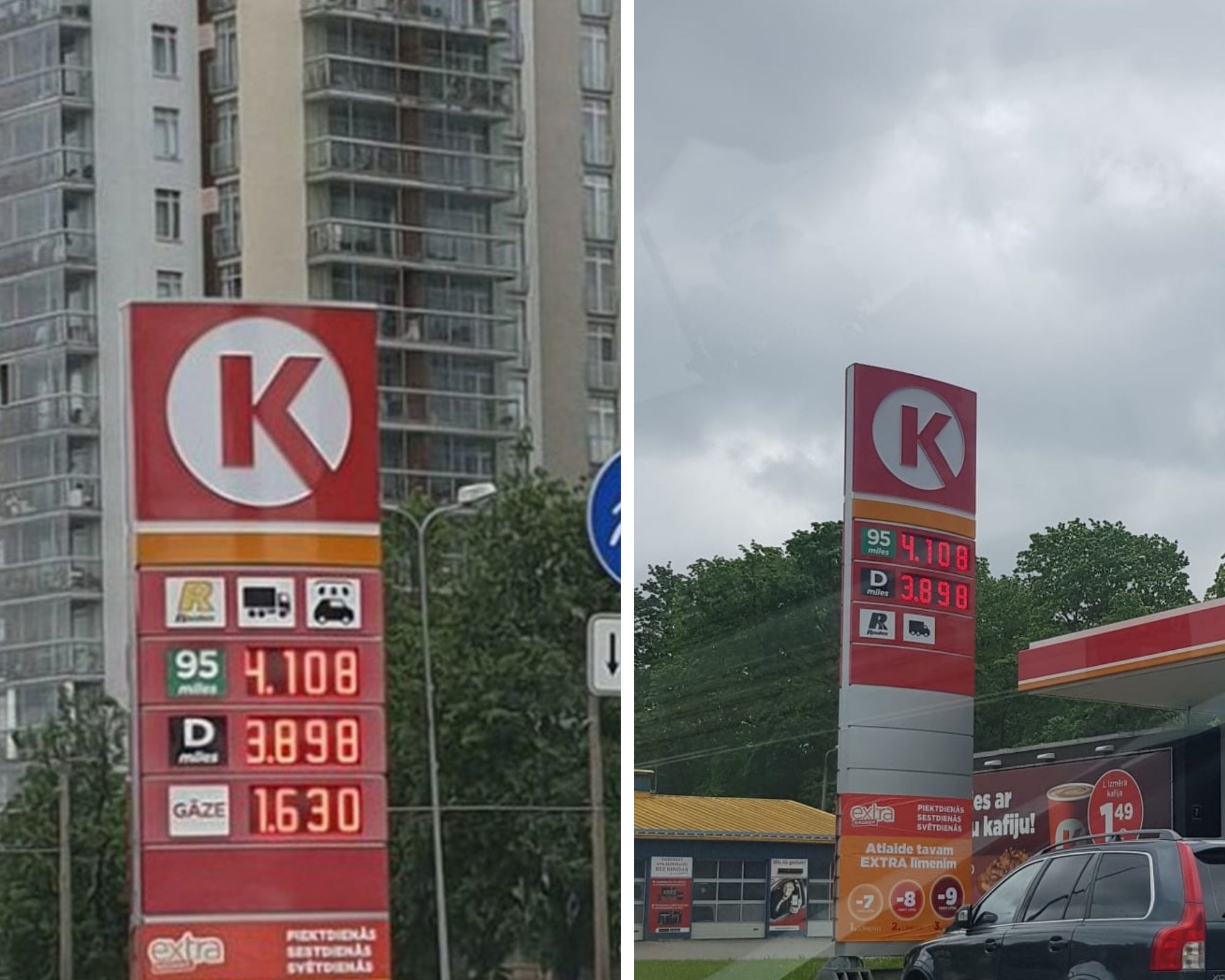 Bilister sjokkert over prisen på drivstoff: en liter bensin for 4 euro?