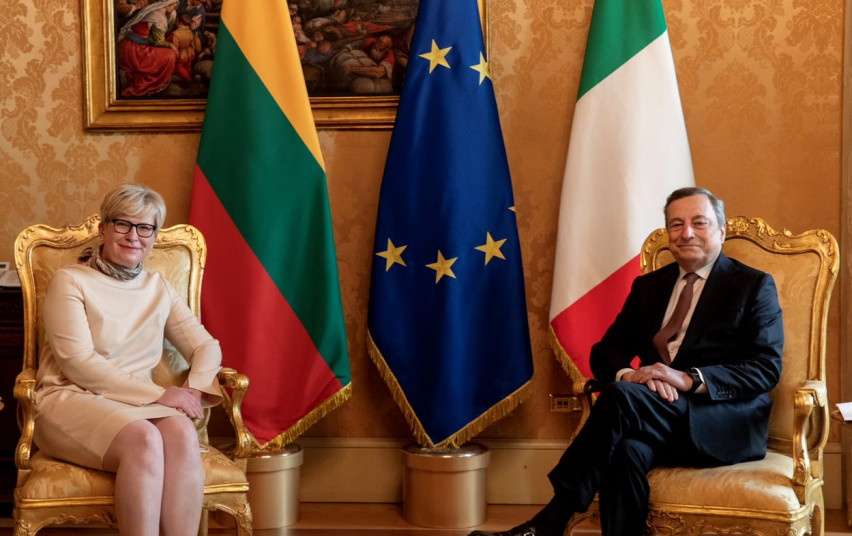 Primo Ministro I. Šimonytė: condividiamo le stesse idee dell’Italia su molti temi