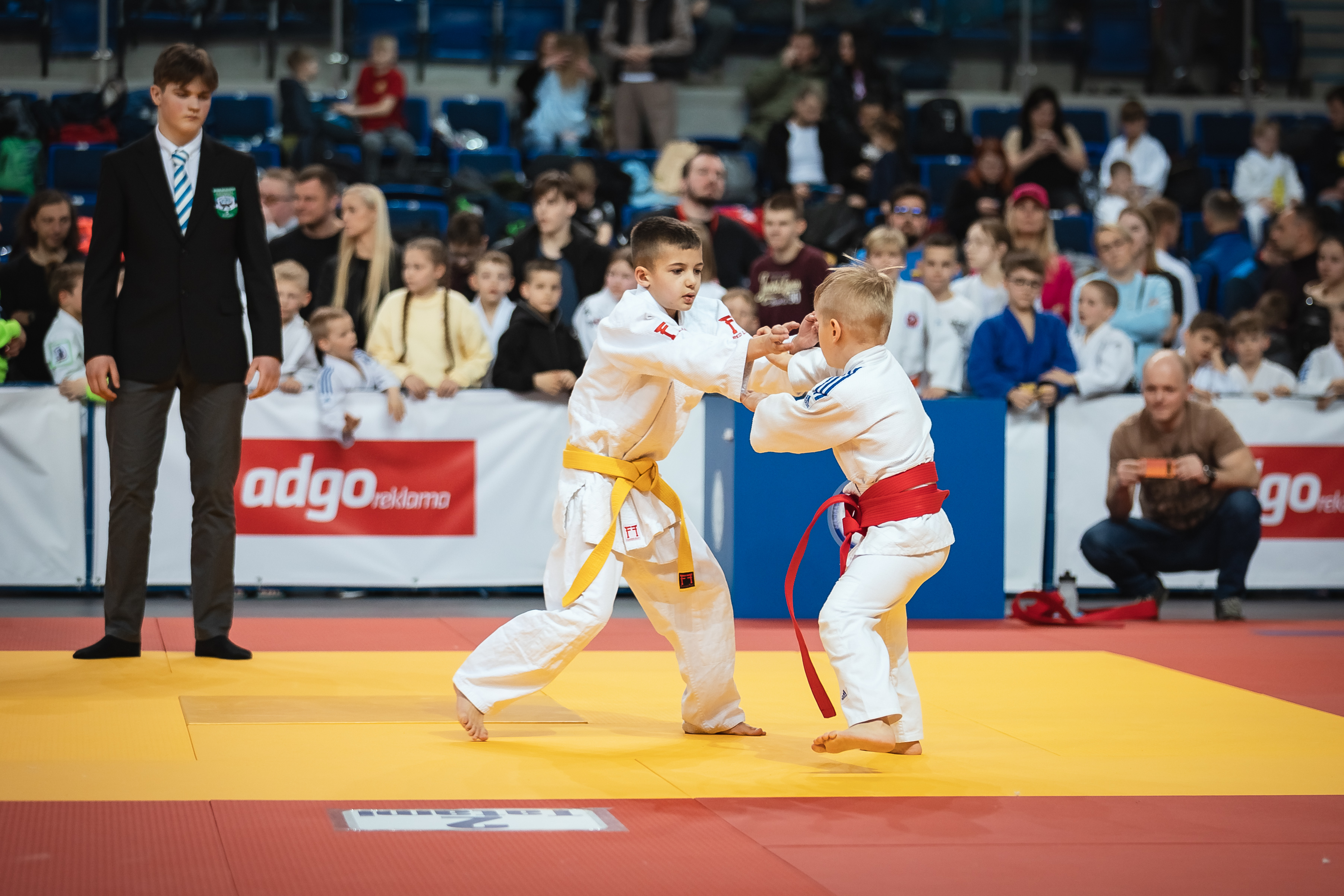 Ukraińcy przebywający na Litwie walczyli też w turnieju judo w Budoce