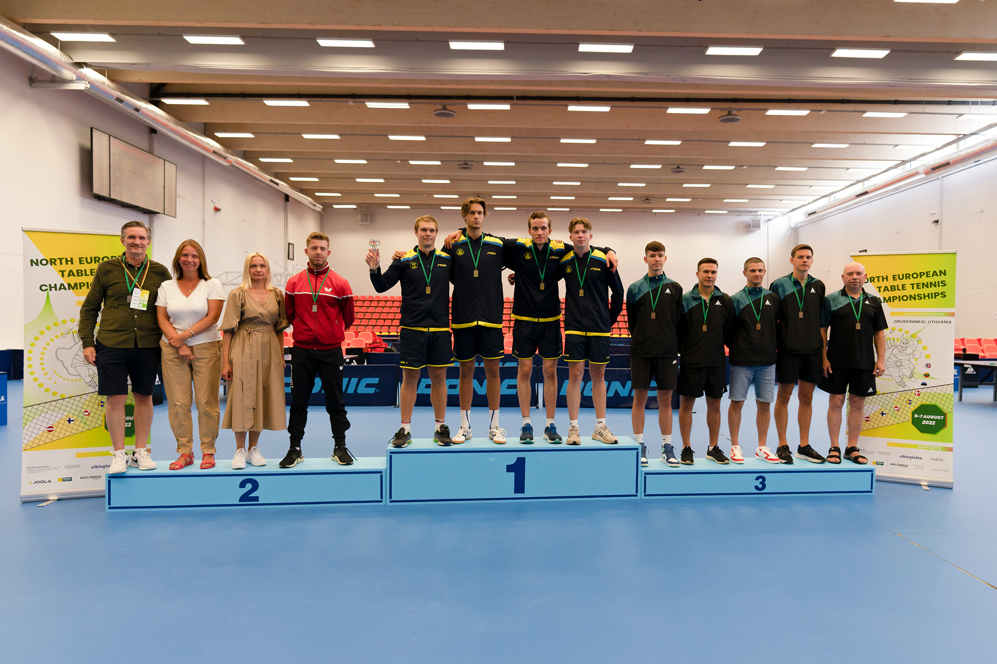 Litauiske bordtennisspillere har vunnet fem medaljer i Nord-EM